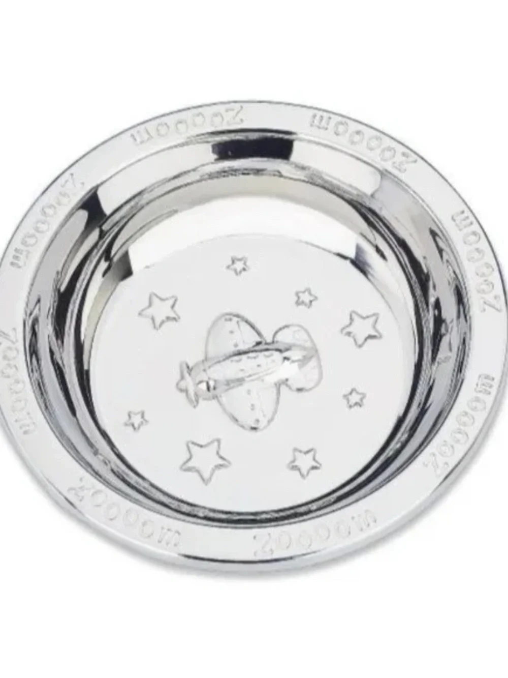 Reed & Barton Zoom Zoom Double Walled Stainless Steel Feeding Bowl - NEW IN BOX